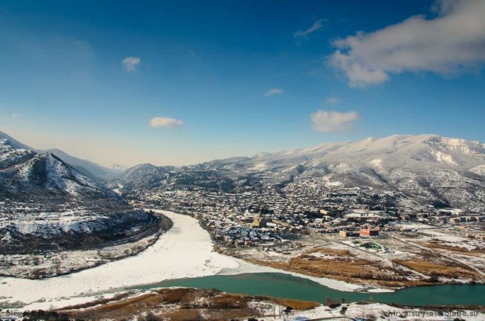 грузия зимой