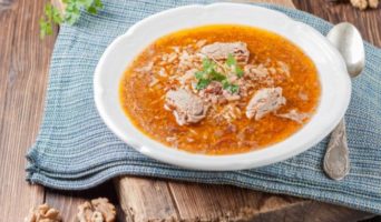 Суп харчо с ткемали