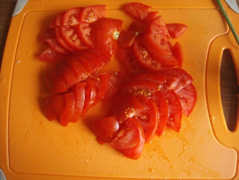 помидоры для Чахохбили из свинины 